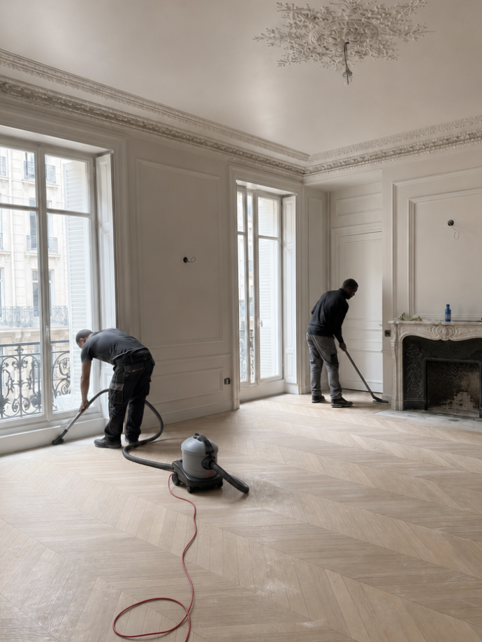 Nettoyage fin de chantier